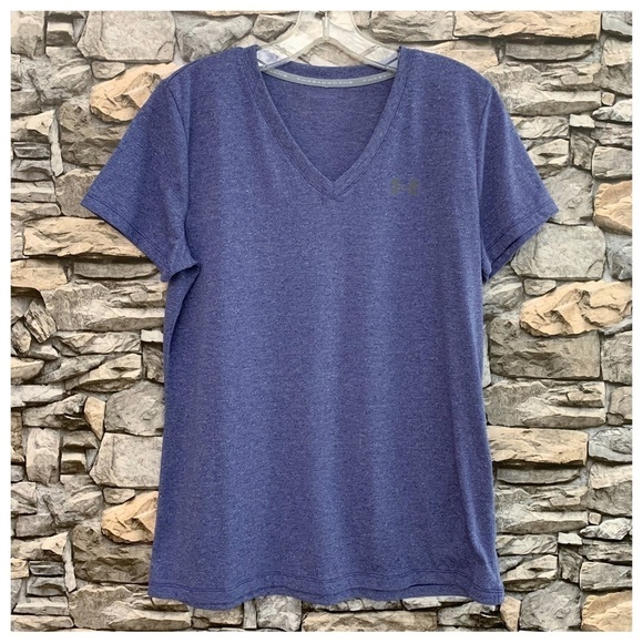 #106 Under Armour Threadborne Train Tech Twist Active Workout V-Neck T-Shirt - Picture 1 of 5